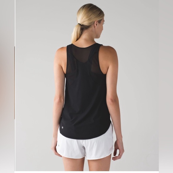 Lululemon Athletics Tops | Lululemon Womens Sculpt Mesh Black Tank Top EUC SMALL - Picture 4 of 9